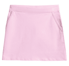 Nikcorp Pamučna suknja za djevojčice s džepovima, udobna i prozračna za igru, s vezicom u struku, roza, 140 cm