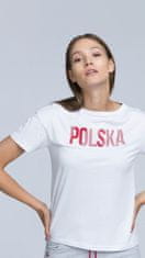 Nikcorp Ženska navijačka majica kratkih rukava za podršku reprezentaciji, udobna i mekana, regular fit kroj, pamuk i modal, Bijela XS