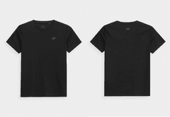 Nikcorp Majica za dječake od 100% pamuka za cjelodnevnu udobnost, regular fit kroj za slobodu kretanja, crna, vel. 134 cm