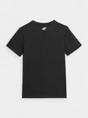 Nikcorp Dječja majica kratkih rukava za dječake, 100% pamuk za cjelodnevnu udobnost, regular fit kroj, crna, 122 cm