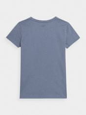 Nikcorp Majica kratkih rukava za djevojčice, 100% pamuk za udobnost, prozračna s tiskom i reflektirajućim detaljima, plava, 122 cm