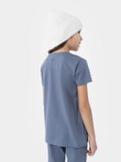 Nikcorp Majica kratkih rukava za djevojčice, 100% pamuk za udobnost, prozračna s tiskom i reflektirajućim detaljima, plava, 122 cm