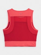 Nikcorp Ženska majica za trening crop top bez rukava, brzo sušenje, za fitness i vježbanje, roza, vel. M