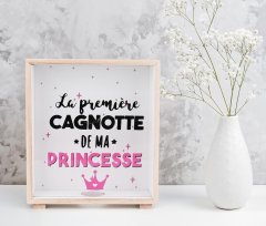 Nikcorp Drvena kasica prasica s okvirom za fotografije, 3D kutija za uspomene i novac, zidna dekoracija, 21x18x5,8 cm