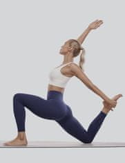 Nikcorp Ženske sportske tajice visokog struka za vježbanje, rastezljive i prozračne za jogu i fitness, tamnoplave L