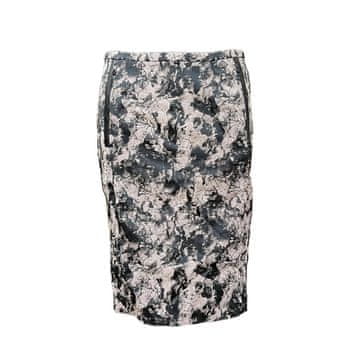 Nikcorp Ljetna suknja prozračna za udobnost, elegantan kroj za posao i slobodno vrijeme, lagani materijal, krem boja, veličina 38