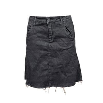 Nikcorp Midi suknja za žene, udobna i elegantna, prozračni pamuk s elastinom za slobodu kretanja, crna, veličina 38