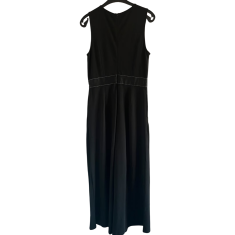 Nikcorp Ženski kombinezon bez rukava, lagan i prozračan za ljeto, udoban kroj za slobodu kretanja, elegantan i casual, crni S