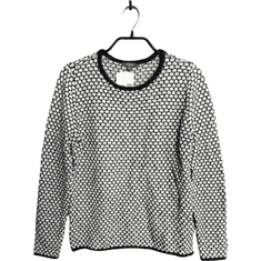 Nikcorp Ženski džemper mekani i topli, udoban kroj za jesen i zimu, elegantan i casual stil za svaki dan, bijeli, veličina S