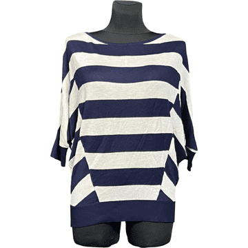 Nikcorp Ženska majica dugih rukava za cjelodnevnu udobnost, prozračna i mekana, klasični kroj, tamnoplava, vel. 34