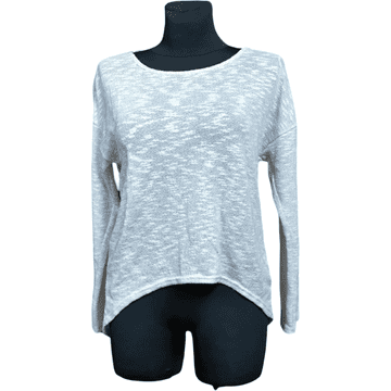 Nikcorp Ženska majica dugih rukava, udobna i prozračna, za svakodnevno nošenje, klasičan kroj, siva, veličina 38