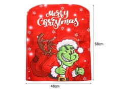 CoZy Univerzalna božićna navlaka za stolice – Grinch