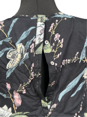 Nikcorp Ženski kombinezon s kratkim hlačama, lagan i prozračan za ljeto, udoban ležerni kroj za plažu i svaki dan, crni, vel. 36