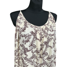 Nikcorp Kombinezon bez rukava za žene, lagan i prozračan za ljeto, udoban kroj za slobodu kretanja, elegantan i ležeran, bijeli, 46