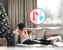 Nikcorp Zavjese za zamračivanje, set 2 kom, termoizolacijske, baršunaste, s prstenima za karniš, sivo-smeđe, 240x132 cm