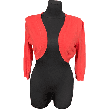 Nikcorp Ženski kardigan dugi, topao i udoban za jesen i proljeće, elegantan i ležeran modni dodatak za svaki dan, crveni, veličina M