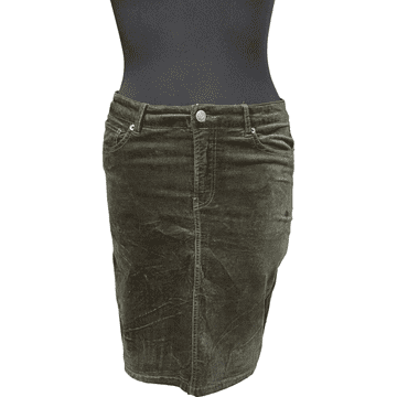 Nikcorp Midi suknja od pamuka za cjelodnevnu udobnost, elegantna i prozračna za posao i slobodno vrijeme, zelena, veličina 36