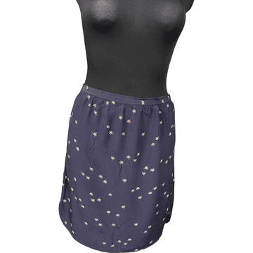 Nikcorp Midi suknja od viskoze, udobna i prozračna za tople dane, elegantan kroj za posao i svaki dan, tamnoplava, veličina 36