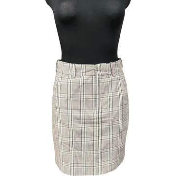 Nikcorp Midi suknja za žene, udobna i elegantna, prozračni pamuk s elastinom, za posao i svaki dan, siva, veličina 36