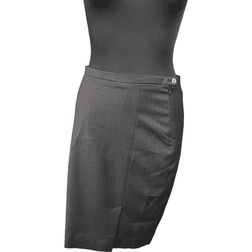 Nikcorp Midi suknja za žene udobna i elegantna, prozračni materijal za ljeto, za posao i svaki dan, crna, veličina 38