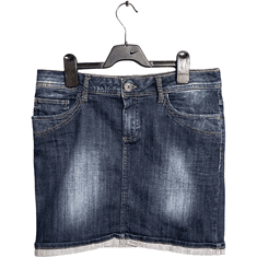 Nikcorp Mini suknja za žene, udobna i elegantna, za ljetne kombinacije, prozračni pamuk s elastinom, tamnoplava, veličina 38