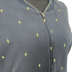 Nikcorp Ženska pamučna majica na patent, udobna i topla za hladne dane, klasičan kroj bez kapuljače, tamnoplava, veličina L