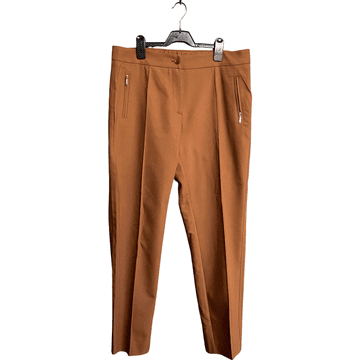 Nikcorp Ženske hlače udobne i izdržljive, elegantan kroj za posao i svaki dan, rastezljive i mekane, smeđe, veličina 44