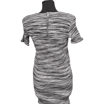 Nikcorp Haljina do koljena za ljeto, udobna i elegantna, prozračna tkanina za vruće dane, pamuk i viskoza, crna, veličina L