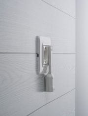 Nikcorp Adapter utičnica ultra tanki, plosnati dizajn za namještaj, 16A 2P+Z utikač na 10/16A 2P+Z utičnicu, bijeli