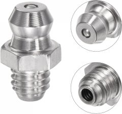 Nikcorp Mazalice za podmazivanje 10 komada, nehrđajući čelik za hidrauličko ulje, otporne na koroziju i curenje, M6 x 1 mm