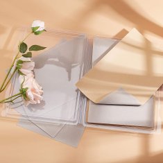 Nikcorp Samoljepljivi baršunasti filc u arcima, 20 komada, za kreativne projekte i dekoracije, izdržljiv i mekan, antička bijela, A4