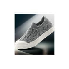 Nikcorp Dječje tenisice za dječake i djevojčice, prozračne i perive u perilici, sportske cipele za školu, siva boja, veličina 37 EU