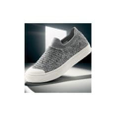 Nikcorp Dječje tenisice za dječake i djevojčice, prozračne i perive u perilici, sportske cipele za školu, siva boja, veličina 37 EU