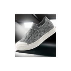 Nikcorp Dječje tenisice za dječake i djevojčice, prozračne i perive u perilici, sportske cipele za školu, siva boja, veličina 37 EU