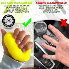 Nikcorp Gel za čišćenje unutrašnjosti automobila i tipkovnice, višenamjenska smjesa za uklanjanje prašine i prljavštine