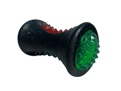 Nikcorp Igračka za pse lopta, svjetleća, za masažu desni i čišćenje zubi, plutajuća, za aportiranje, izdržljiva guma, 12 cm