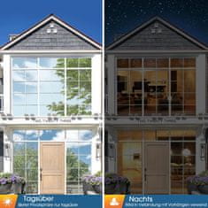 Nikcorp Zrcalna folija za prozore, samoljepljiva, termoizolacijska s UV zaštitom, za privatnost i kontrolu topline, 44,5x200 cm