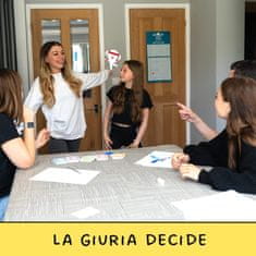 Nikcorp Game Off društvena igra s kartama za učenje talijanskog, 120 izazova za djecu i odrasle, džepno izdanje