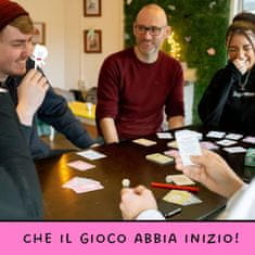 Nikcorp Game Off društvena igra s kartama za učenje talijanskog, 120 izazova za djecu i odrasle, džepno izdanje