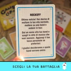 Nikcorp Game Off društvena igra s kartama za učenje talijanskog, 120 izazova za djecu i odrasle, džepno izdanje