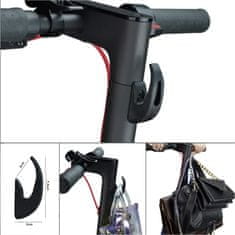 Nikcorp Set dodataka za električni romobil Xiaomi M365/Pro, kuka, brtve i vodootporna zaštita zaslona, crna