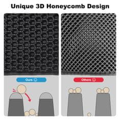 Nikcorp Podloga za mačji WC, dvoslojna, vodootporna, protuklizna, hvata pijesak, EVA pjena, 60x45 cm, crna