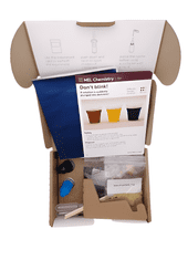 Nikcorp Set za kemijske pokuse Egipatska noć, edukativna igračka za djecu 10+, siguran znanstveni komplet s reagensima i zaštitom