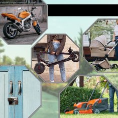 Nikcorp Lanac za zaključavanje bicikla, 90 cm, 5-znamenkasta šifra, zaštita od krađe, čelični lanac 7mm s najlonskom navlakom