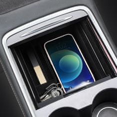Nikcorp Organizator za naslon za ruke Tesla Model 3/Y, pretinac za pohranu, ABS plastika, za modele 2021-2024, crni