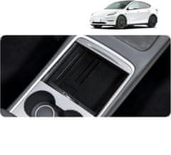 Nikcorp Organizator za naslon za ruke Tesla Model 3/Y, pretinac za pohranu, ABS plastika, za modele 2021-2024, crni