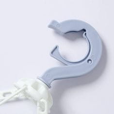 Nikcorp Sklopiva vješalica za rublje s 32 kvačice, rotirajuća 360°, za sušenje čarapa, donjeg rublja i odjeće, plava