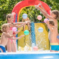 Nikcorp Vodeni baloni za višekratnu upotrebu 24 kom, mekane silikonske vodene bombe za ljetne igre, vrt, plažu i bazen, raznobojni