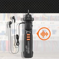 Nikcorp Višenamjenski tragač parica i tester mrežnih kabela za brzo lociranje LAN RJ45 i RJ11 vodova s LED svjetiljkom i slušalicama