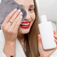 Nikcorp Set krpica za skidanje šminke od mikrovlakana, 9 komada, za višekratnu upotrebu, nježno čišćenje lica, sive, 15x15 cm